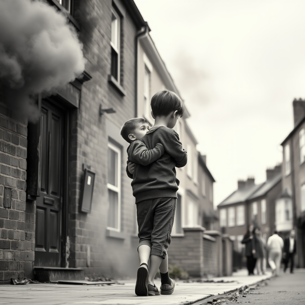 Oxford archive photos reveal boy rescues sibling from blazing home